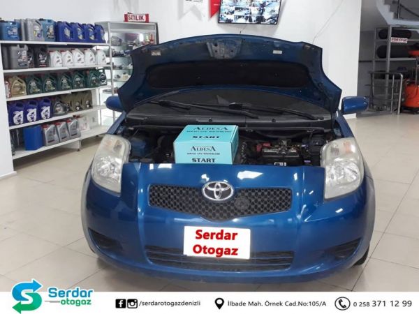 TOYOTA YARS LPG montaj resimleri